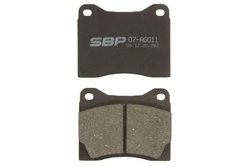 Set placute frana SBP 07-AG011