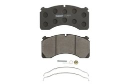 SET PLACUTE FRANA SBP 07-AG023 - Piesa auto compatibila cu mai multe marci