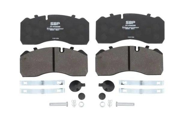 SET PLACUTE FRANA SBP 07-P29095 - Compatibil cu IVECO, MAN, MERCEDES-BENZ