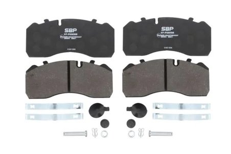 SET PLACUTE FRANA SBP 07-P29095 - Compatibil cu IVECO, MAN, MERCEDES-BENZ