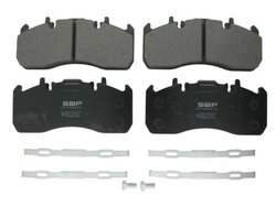SET PLACUTE FRANA SBP 07-P29173 - Compatibil cu RENAULT TRUCKS, VOLVO