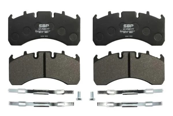 SET PLACUTE FRANA SBP 07-P29177 - Compatibil cu RENAULT TRUCKS, VOLVO
