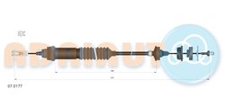 CABLU AMBREIAJ ADRIAUTO 07.0177 - Compatibil cu CITROEN