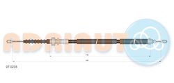 CABLU FRANA DE MANA ADRIAUTO 07.0235 - Compatibil cu CITROEN