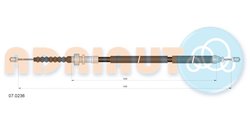 CABLU FRANA DE MANA ADRIAUTO 07.0236 - Compatibil cu CITROEN