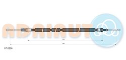 CABLU FRANA DE MANA ADRIAUTO 07.0256 - Compatibil cu CITROEN