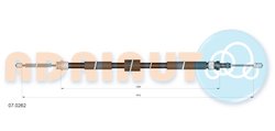CABLU FRANA DE MANA ADRIAUTO 07.0262 - Compatibil cu CITROEN