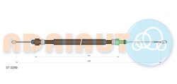 CABLU FRANA DE MANA ADRIAUTO 07.0289 - Compatibil cu CITROEN