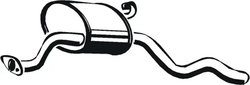 TOBA ESAPAMENT INTERMEDIARA ASMET 07.058 - Compatibil cu FORD