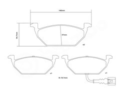 Set placute frana de performanta Brembo 07.B314.53