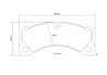 Set placute frana de performanta Brembo 07.B314.66