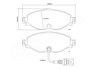 SET PLACUTE FRANA DE PERFORMANTA BREMBO 07.B314.93 - Compatibil cu AUDI, AUDI (FAW), CUPRA, SEAT, SKODA, SKODA (SVW), VW, VW (FA
