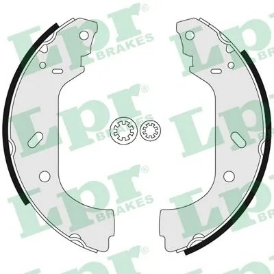SET SABOTI FRANA LPR 07150 - Compatibil cu CITROEN, FIAT, LANCIA, PEUGEOT