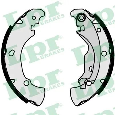 SET SABOTI FRANA LPR 07160 - Compatibil cu FIAT