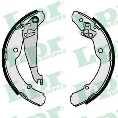 SET SABOTI FRANA LPR 07300 - Compatibil cu SEAT, SKODA, STREETSCOOTER, VW