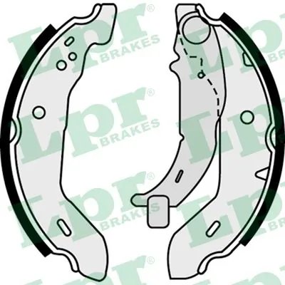 SET SABOTI FRANA LPR 07480 - Compatibil cu MERCEDES-BENZ