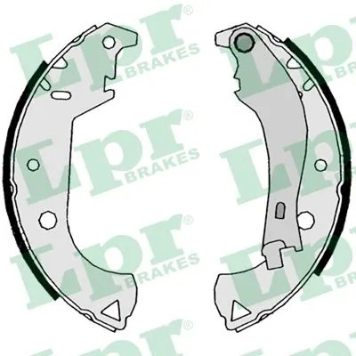 SET SABOTI FRANA LPR 07810 - Compatibil cu CADILLAC, FIAT