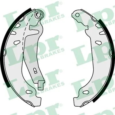 SET SABOTI FRANA LPR 07830 - Compatibil cu CITROEN, PEUGEOT