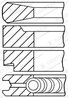 SET SEGMENTI PISTON GOETZE ENGINE 08-100100-00 - Piesa auto compatibila cu mai multe marci