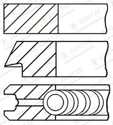 Set segmenti piston Goetze Engine 08-140700-00