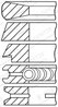 SET SEGMENTI PISTON GOETZE ENGINE 08-174307-10 - Compatibil cu MERCEDES-BENZ, TATA