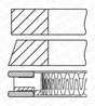 Set segmenti piston Goetze Engine 08-437700-00