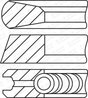 SET SEGMENTI PISTON GOETZE ENGINE 08-449600-00 - Compatibil cu DAF, IRIZAR, KENWORTH, TATRA, VAN HOOL, VDL