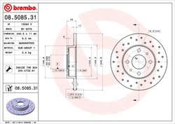 Disc frana Brembo 08.5085.31