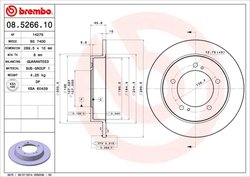 DISC FRANA BREMBO 08.5266.10 - Compatibil cu SUZUKI