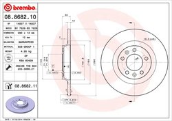 Disc frana Brembo 08.8682.11