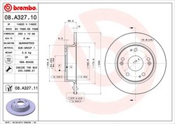 DISC FRANA BREMBO 08.A327.11 - Compatibil cu HONDA