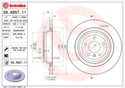 Disc frana Brembo 08.A957.11