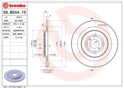 Disc frana Brembo 08.B044.10
