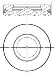 PISTON MAHLE 081 PI 00100 000 - Compatibil cu BMW, MINI