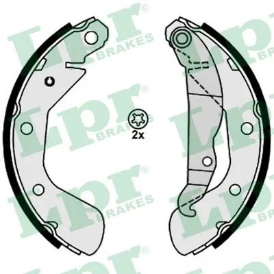 Set saboti frana LPR 08130