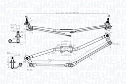 Legaturi stergator parbriz Magneti Marelli 085570170010