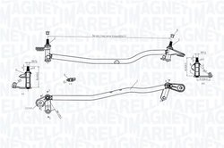 Legaturi stergator parbriz Magneti Marelli 085570175010