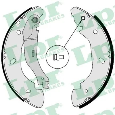 SET SABOTI FRANA LPR 08580 - Compatibil cu FORD