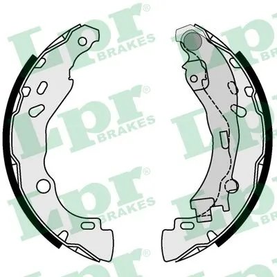 Set saboti frana LPR 08700