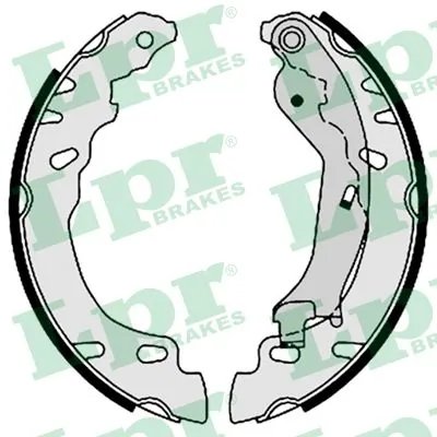 Set saboti frana LPR 08780