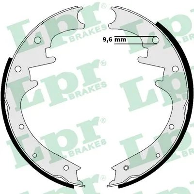 SET SABOTI FRANA LPR 08990 - Compatibil cu JEEP
