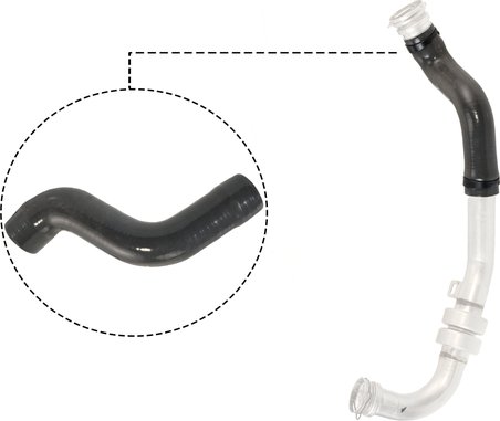 FURTUN INTERCOOLER/TURBO GATES 09-0086 - Compatibil cu RENAULT