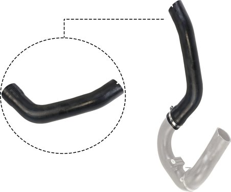 Furtun intercooler/turbo Gates 09-0472