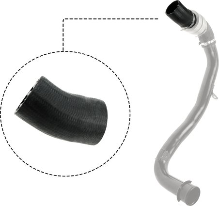 FURTUN INTERCOOLER/TURBO GATES 09-0491 - Compatibil cu CITROEN, FIAT, PEUGEOT