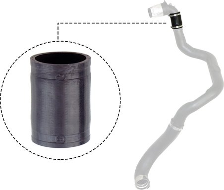 Furtun intercooler/turbo Gates 09-0534