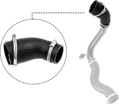 Furtun intercooler/turbo Gates 09-0640