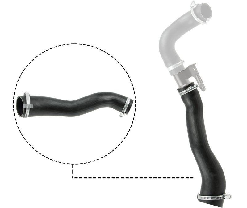 Furtun intercooler/turbo Gates 09-0656