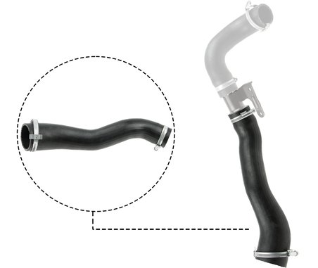 Furtun intercooler/turbo Gates 09-0656