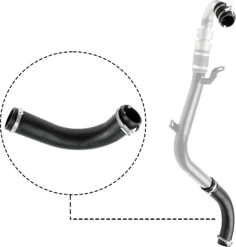 Furtun intercooler/turbo Gates 09-0665