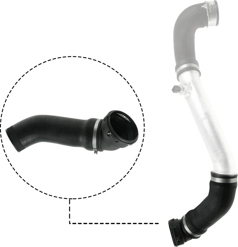 Furtun intercooler/turbo Gates 09-0714